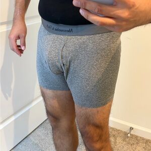 Abercrombie & Fitch Men's Heather Grey Boxer Briefs